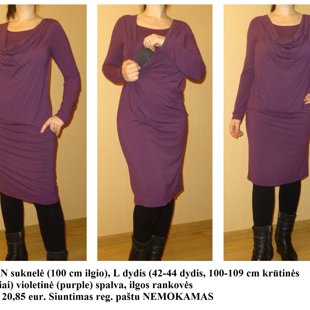 suknelė maitinančiai (tinka pirmais nėštumo mėnesiais)